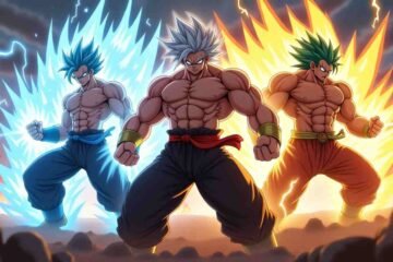 Powerful Dragon ball fighterz tier list anime warriors unleashing their ultimate transformations.