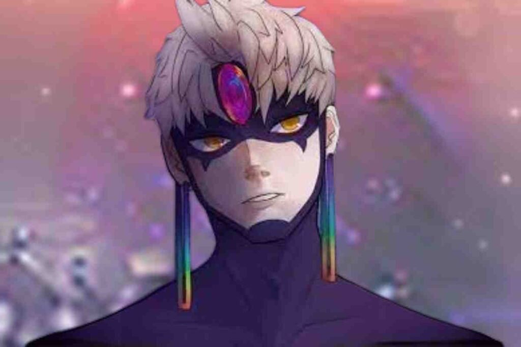 Dandadan manga anime character with unique design.