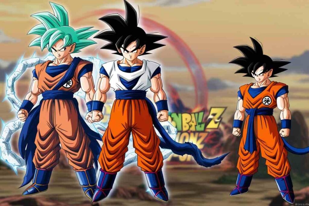 Dragon Ball Sparking Zero Tapion Mods featuring Goku forms with Super Saiyan Blue variant