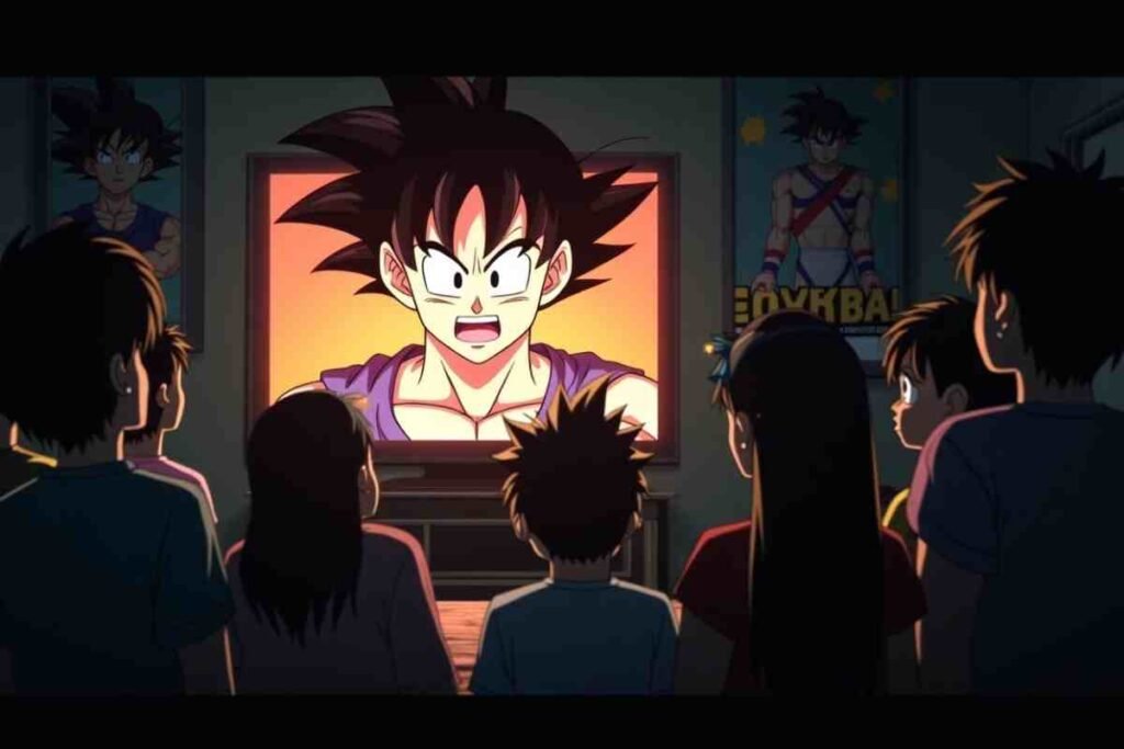 Dragon Ball fans watching Goku on TV in latest anime series announcement