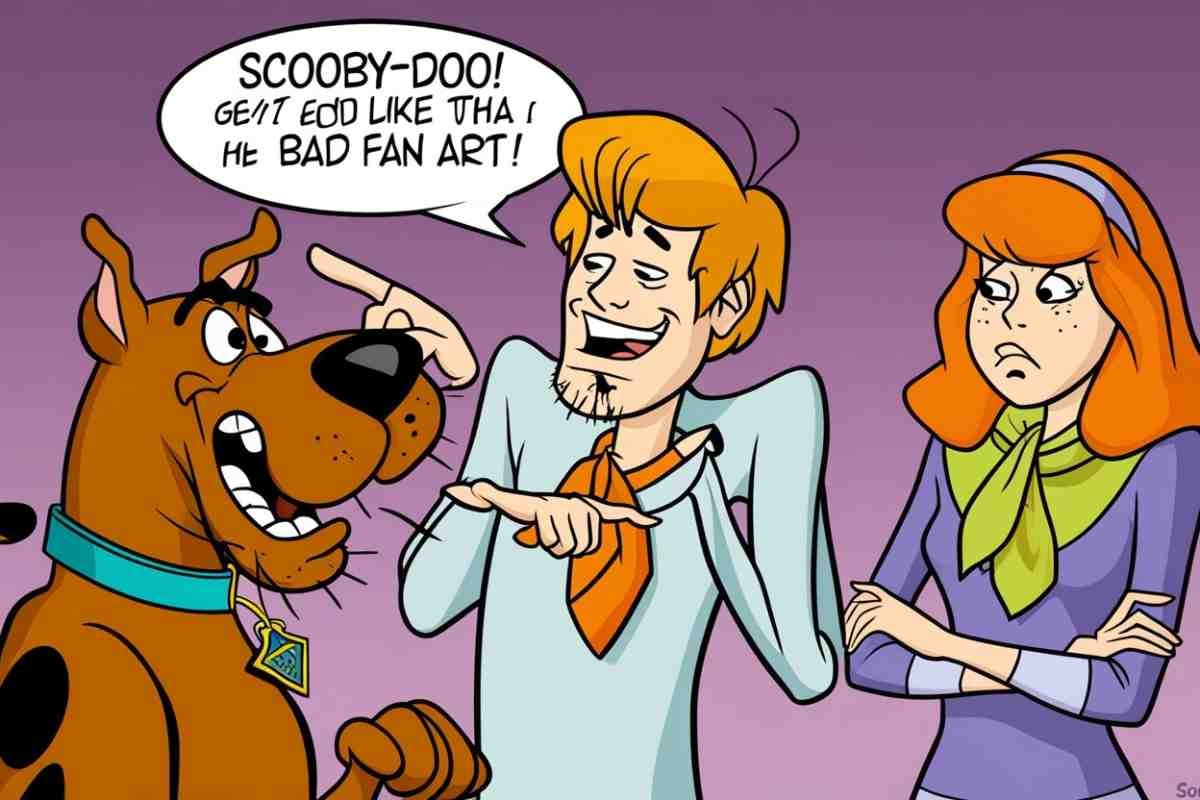 Funny Scooby Doo meme with characters making shocked faces