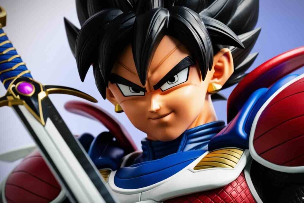 Dragon Ball Sparking Zero Tapion Mods featuring high quality figurine of armored Saiyan warrior