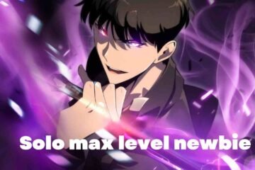 Solo Max Level Newbie Protagonist with glowing red eye.