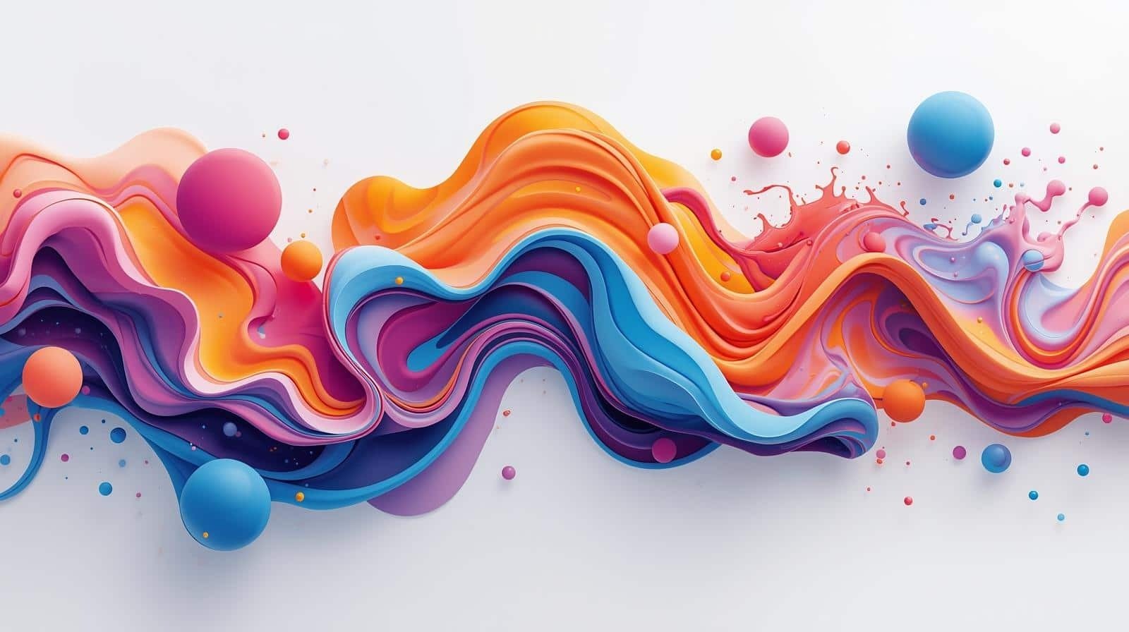 liquid shapes in graphic design inspiration