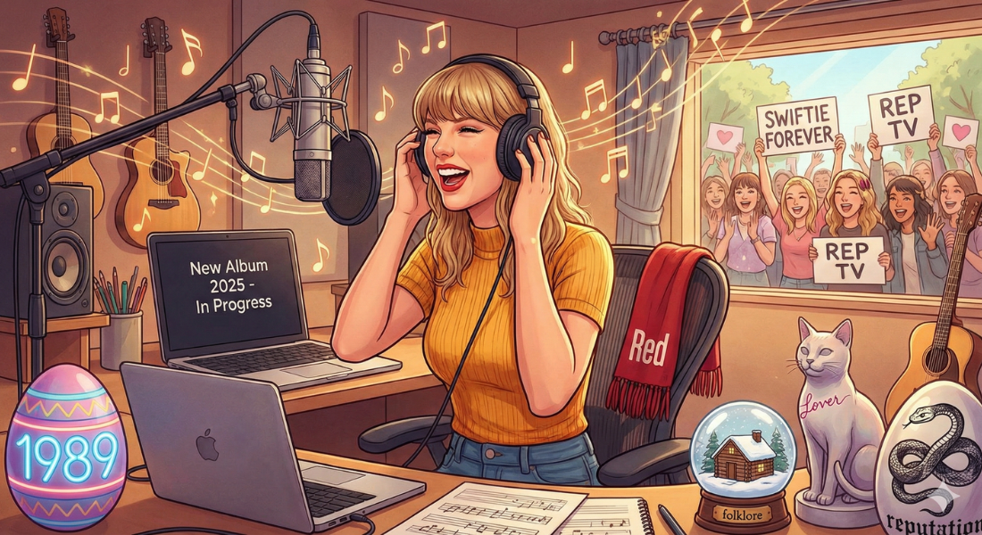 taylor swift's producer hints at new album release this year